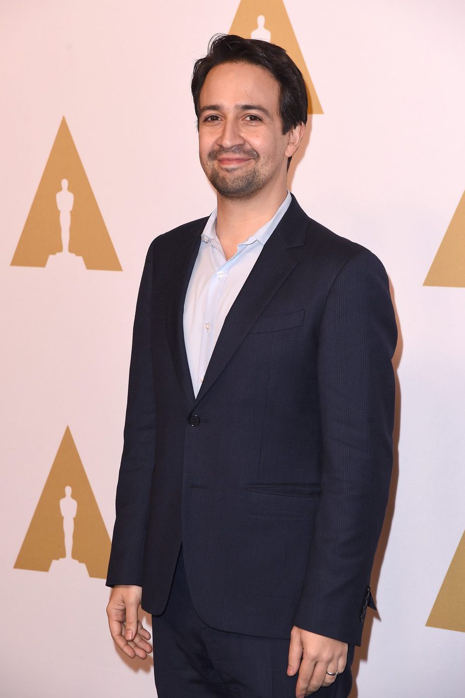 Lin-Manuel Miranda at the 2017 Annual Academy Awards Nominee Luncheon