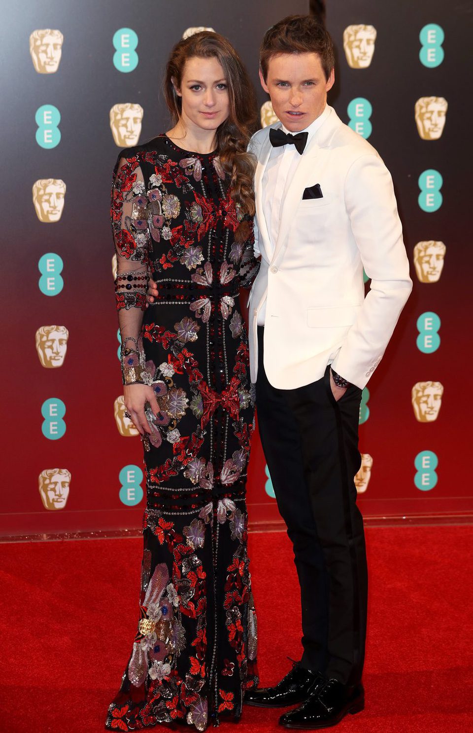 Eddie Redmayne at the red carpet of BAFTA 2017