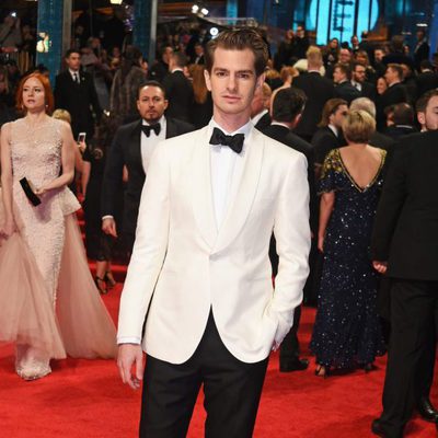 Andrew Garfield at the red carpet of the BAFTA 2017