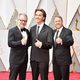 Rich Moore, Byron Howard and Jared Bush at the Oscars 2017 red carpet