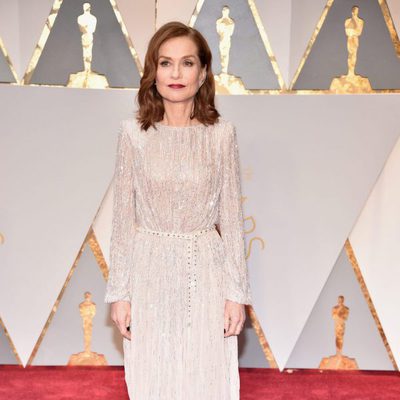 Isabelle Huppert at the Oscars 2017 red carpet