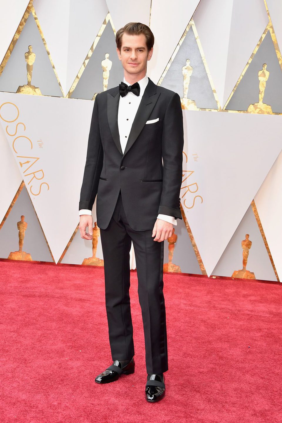 Andrew Garfield at the red carpet of the Oscar 2017