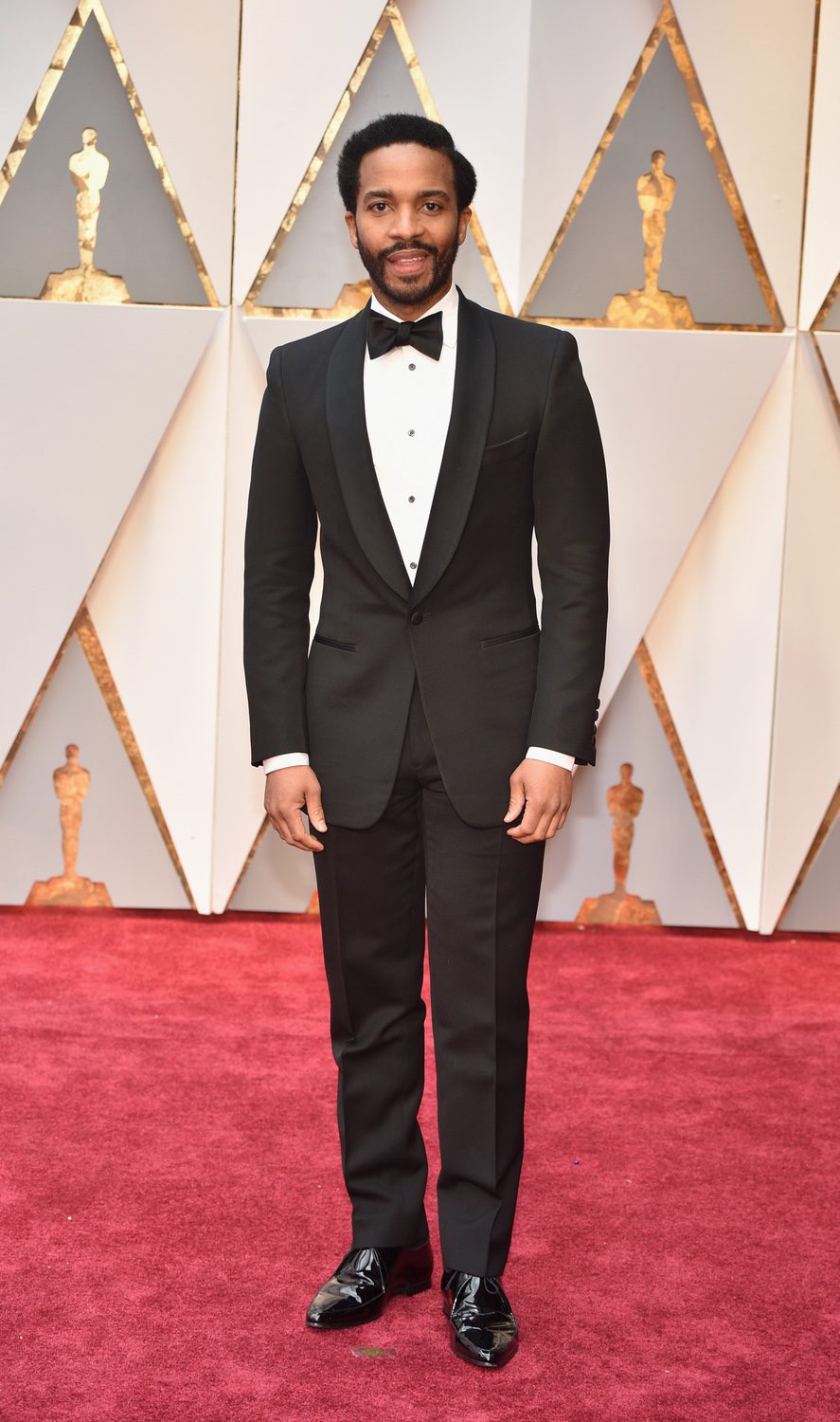 Andre Holland at the red carpet of the Oscars 2017