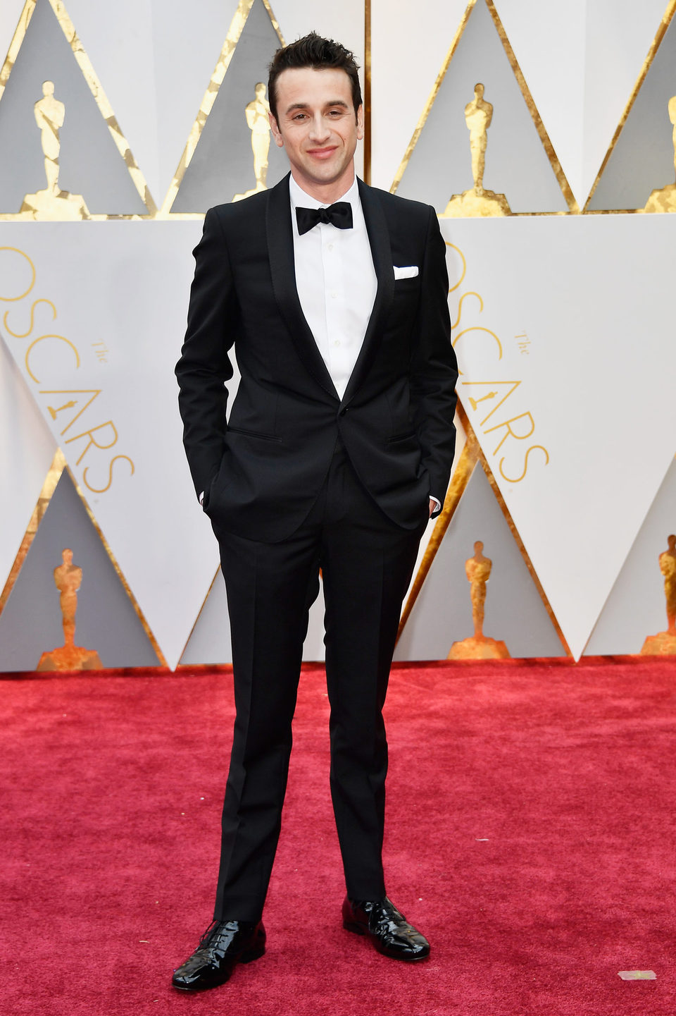 Justin Hurwitz at the Oscars 2017 red carpet