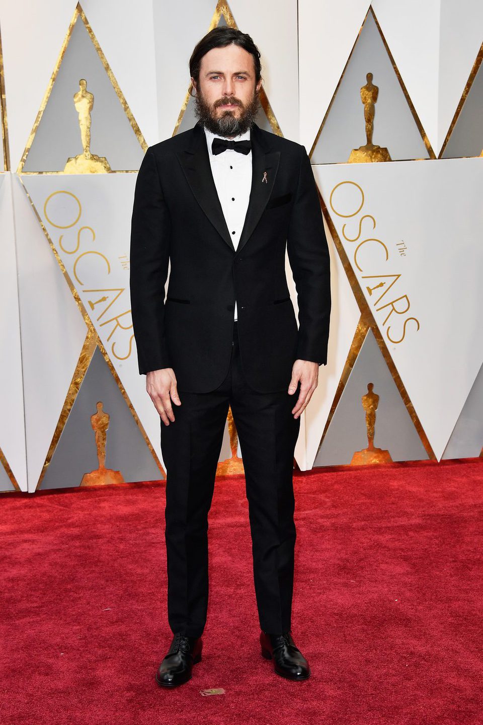 Casey Affleck at the red carpet of the Oscars 2017