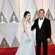 Mel Gibson and Rosalind Ross at the Oscars 2017 red carpet