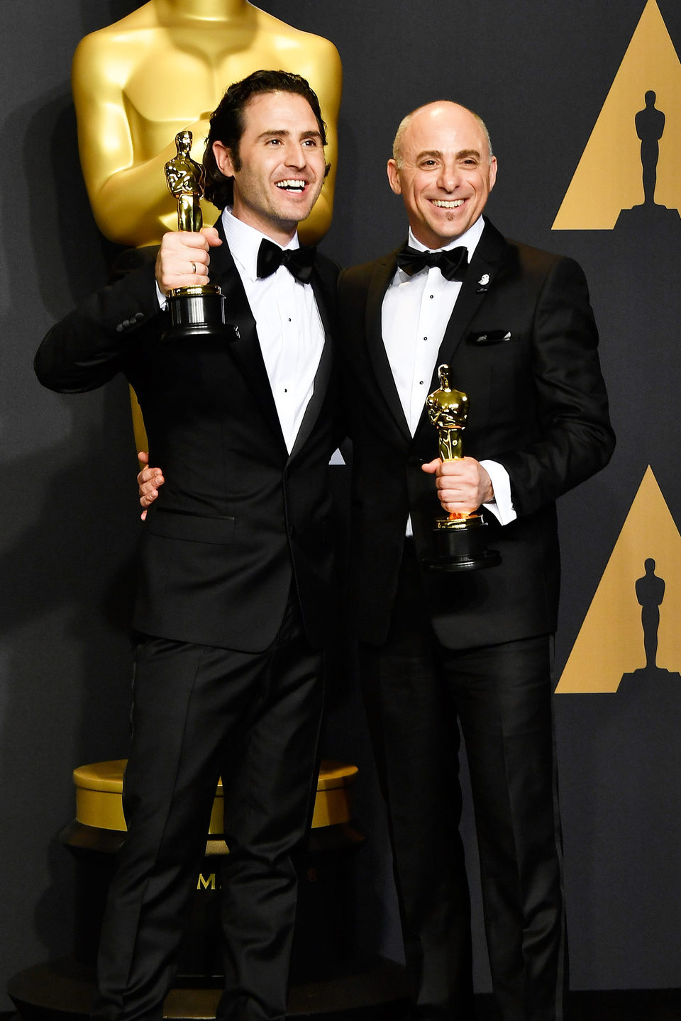 Alan Barillaro and Marc Sondheimer, winners of the Oscar 2017 for Best Animated Short Film