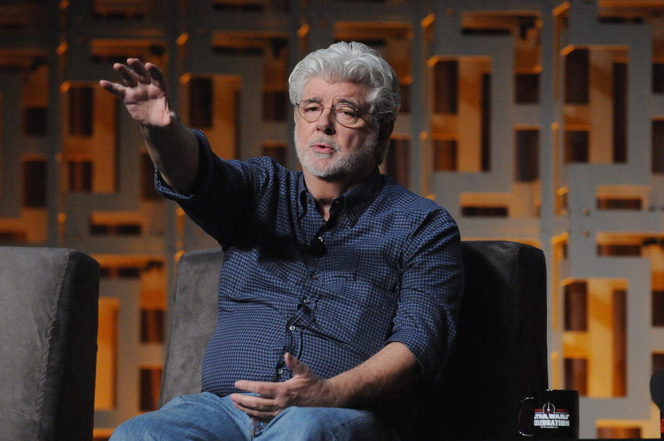 George Lucas talking about the saga in the Star Wars Celebration