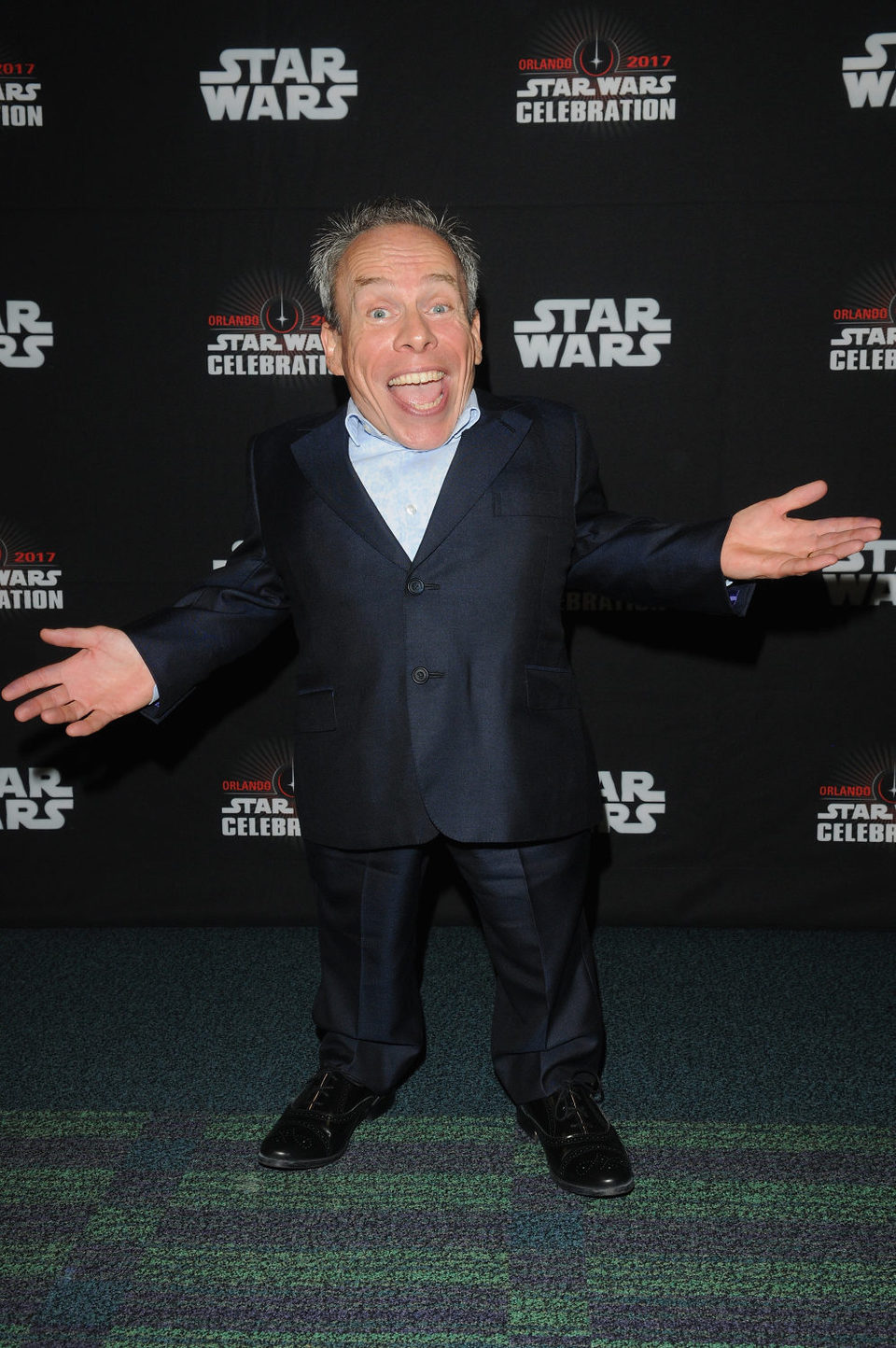 Warwick Davis during the Star Wars Celebration