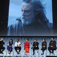 Luke's image during 'the Last Jedi' panel at the Star Wars Celebration