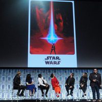 'The Last Jedi' poster at the Star Wars Celebration