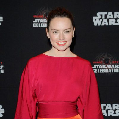 Daisy Ridley before 'The Last Jedi' panel at the Star Wars Celebration