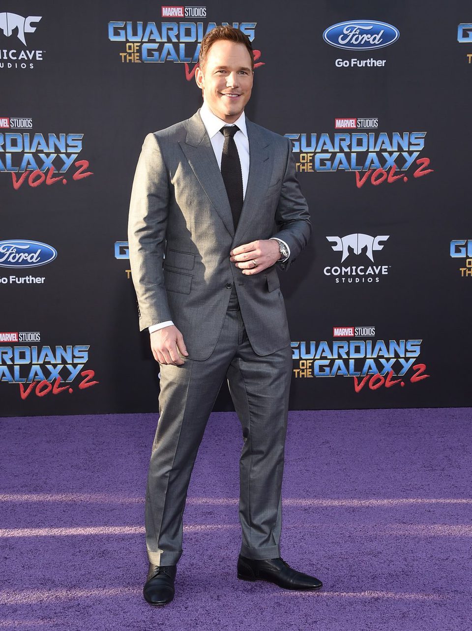 Chris Pratt at world premiere of 'Guardians of the Galaxy Vol. 2'