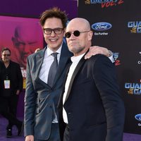 James Gunn and Michael Rooker at world premiere of 'Guardians of the Galaxy Vol. 2'