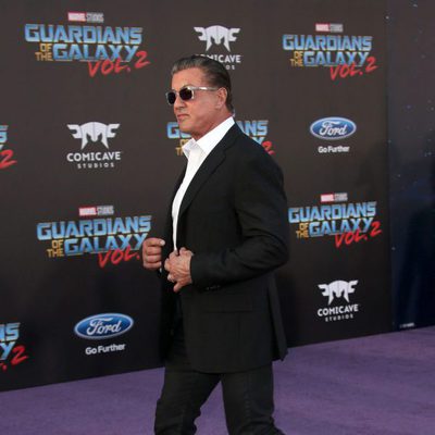 Sylvester Stallone at world premiere of 'Guardians of the Galaxy Vol. 2'