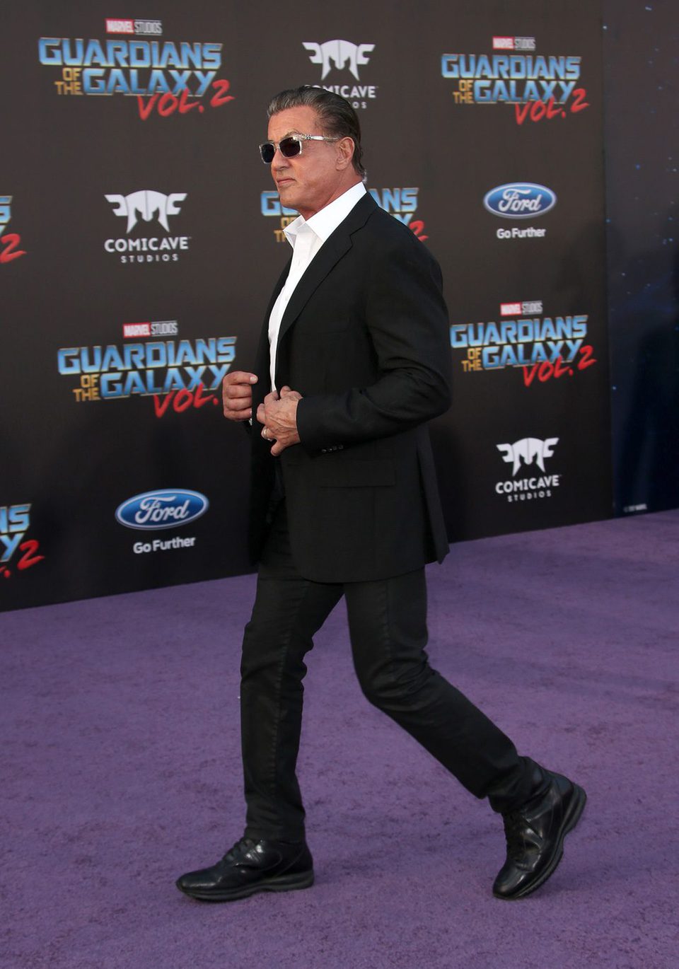 Sylvester Stallone at world premiere of 'Guardians of the Galaxy Vol. 2'