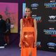 Zoe Saldana at world premiere of 'Guardians of the Galaxy Vol. 2'