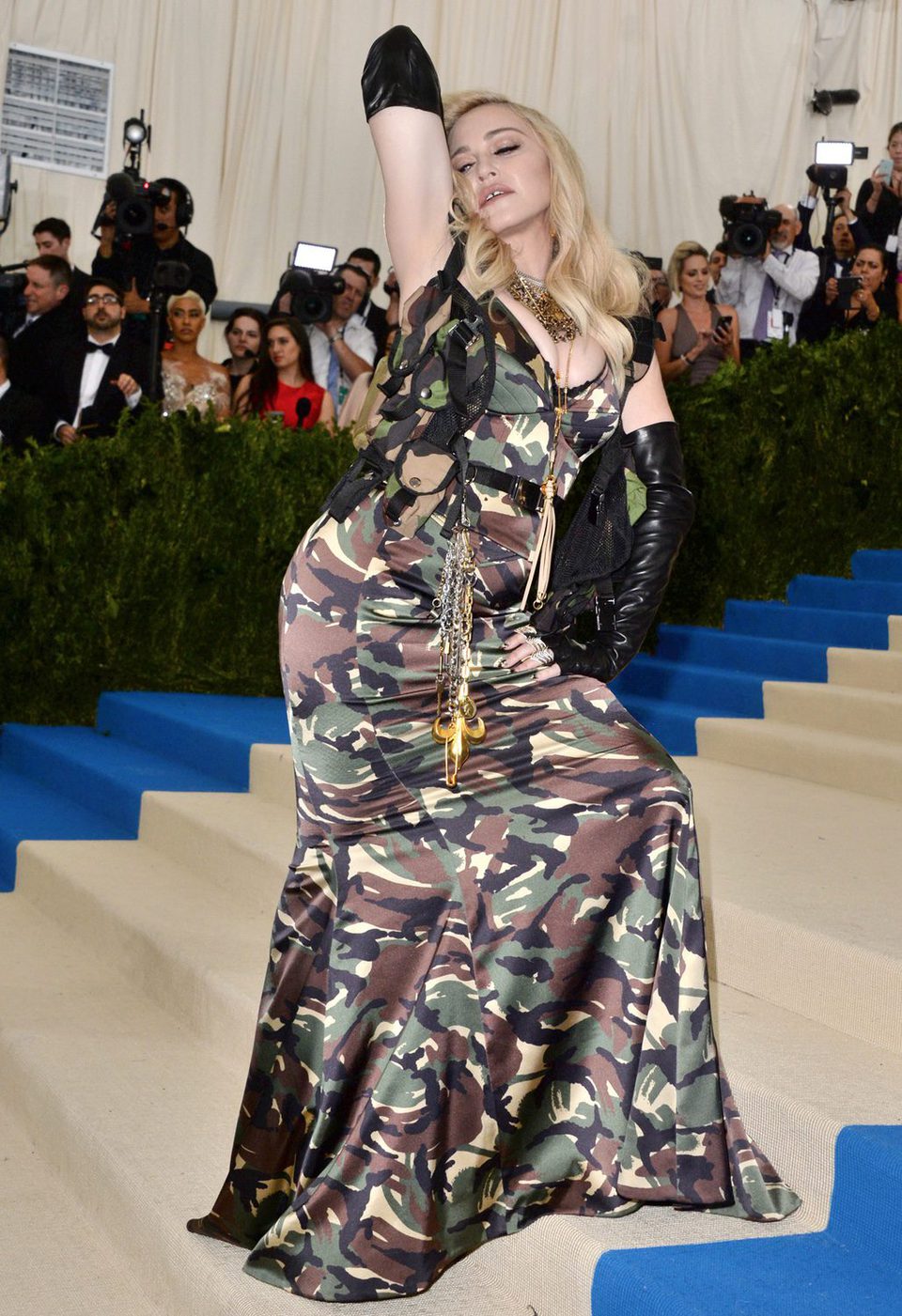 Madonna on the Met Gala red carpet 2017