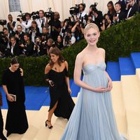 Elle Fanning on the Met Gala red carpet 2017