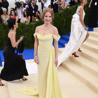 Jessica Chastain on the Met Gala red carpet 2017