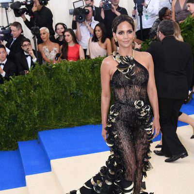 Halle Berry on the Met Gala red carpet 2017