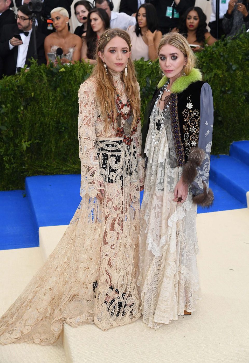 Mary-kate and Ashley Olsen on the Met Gala red carpet 2017