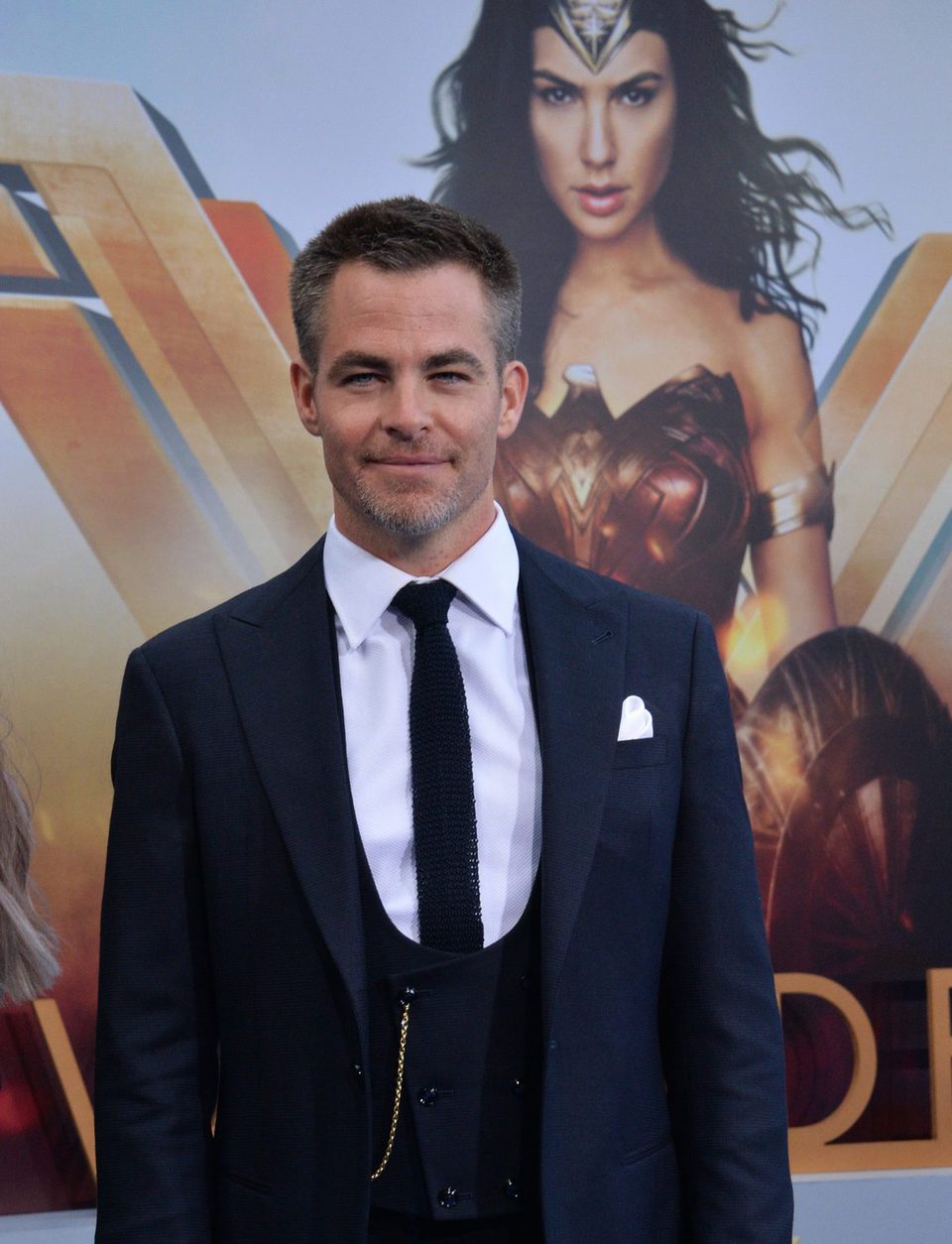 Chris Pine at the 'Wonder Woman' premiere 