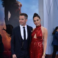 Gal Galdot and Chris Pine at the 'Wonder Woman' premiere