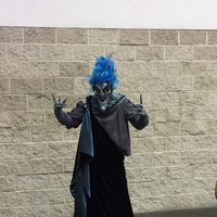 Fan dressed up like Hades in the D23