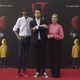 Andy Muschietti, Barbara Muschietti and Javier Botet, very elegant at 'It' presentation in Madrid