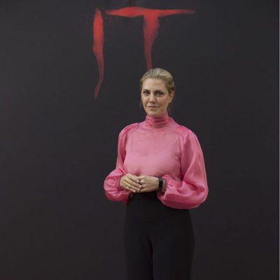 Barbara Muschietti, gorgeous at 'It' presentation in Madrid