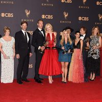 The 'Big Little Lies' team with their Emmy 2017, best miniseries included