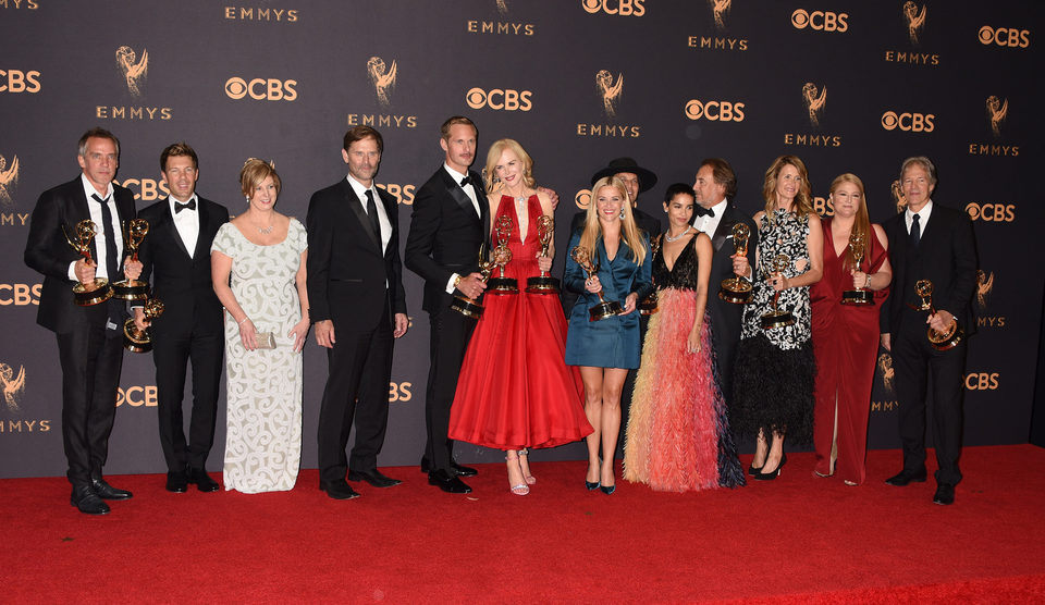 The 'Big Little Lies' team with their Emmy 2017, best miniseries included