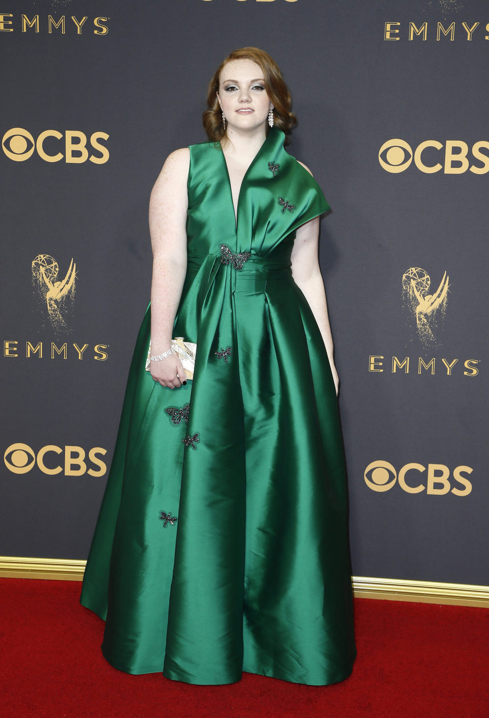 Shannon Purser at the Emmy 2017 red carpet