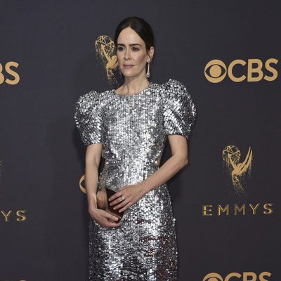 Sarah Paulson at the Emmys 2017 red carpet