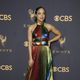 Tessa Thompson at the Emmys 2017 red carpet