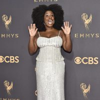 Uzo Aduba at the Emmys 2017 red carpet