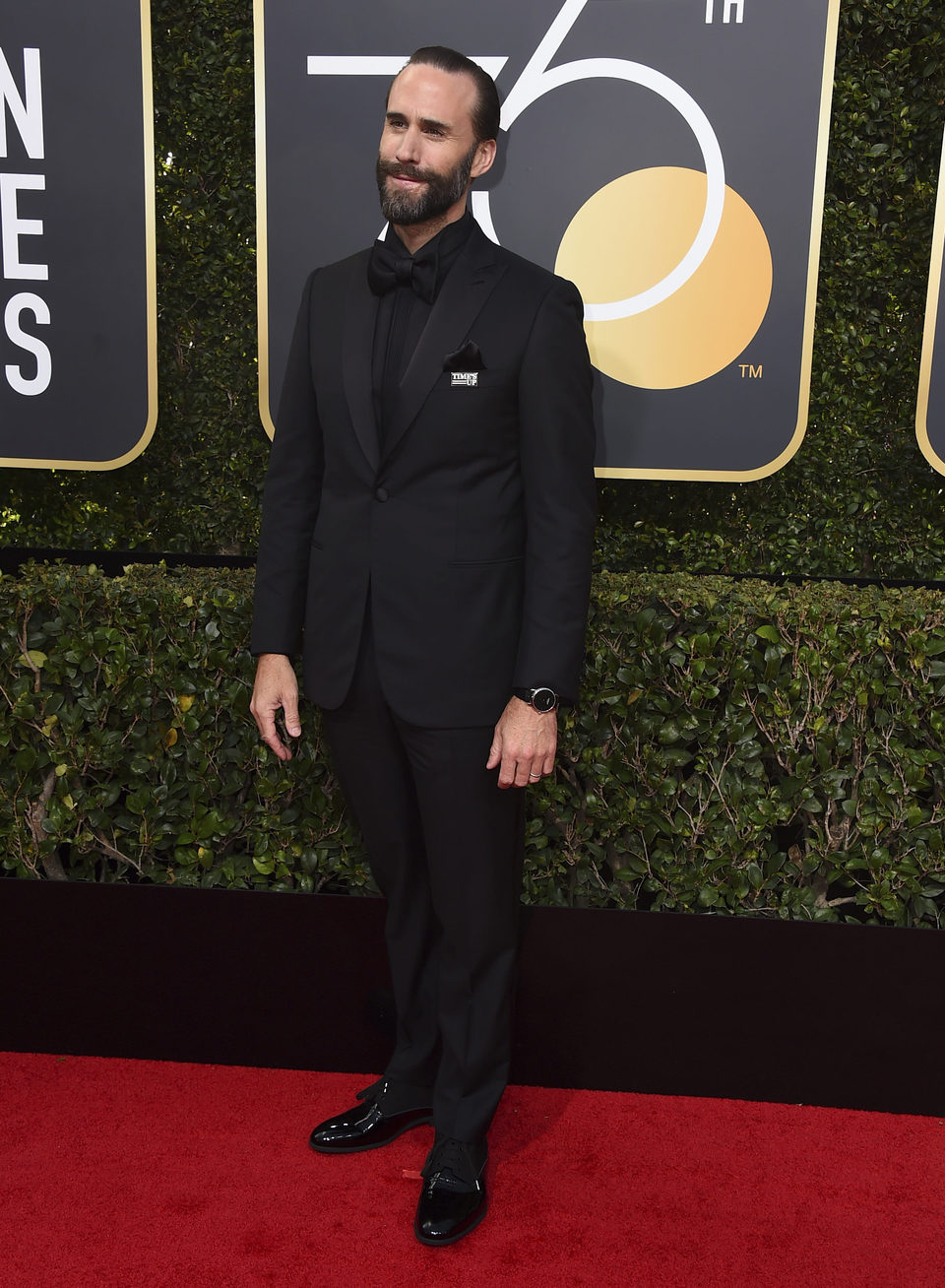 Joseph Fiennes al the red carpet of the Golden Globes 2018