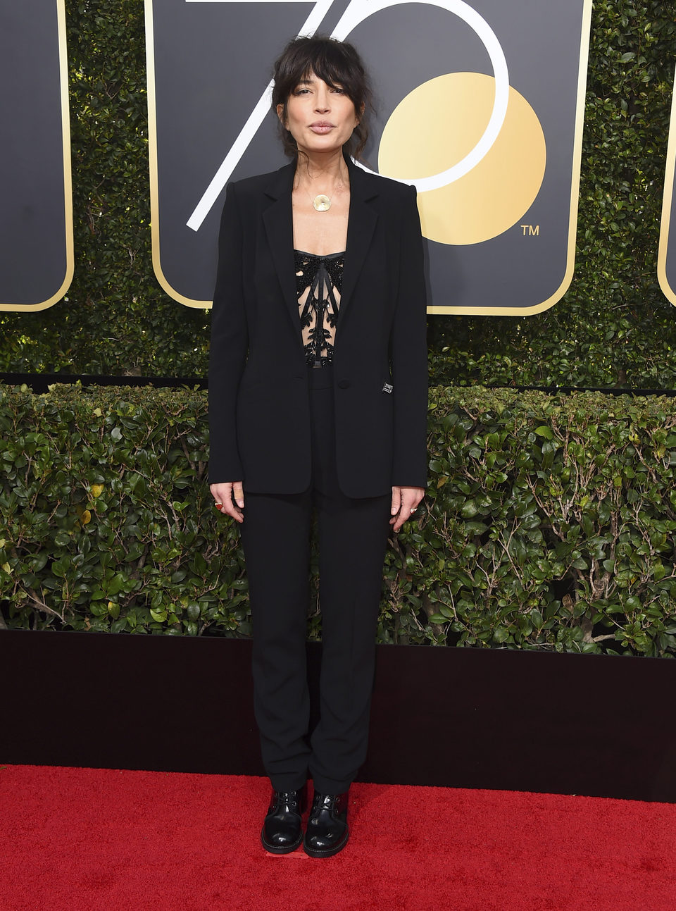 Reed Morano at the red carpet of the Golden Globes 2018