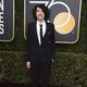 Finn Wolfhard at the Golden Globes 2018 red carpet