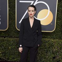 Claire Foy at the red carpet of the Golden Globes 2018