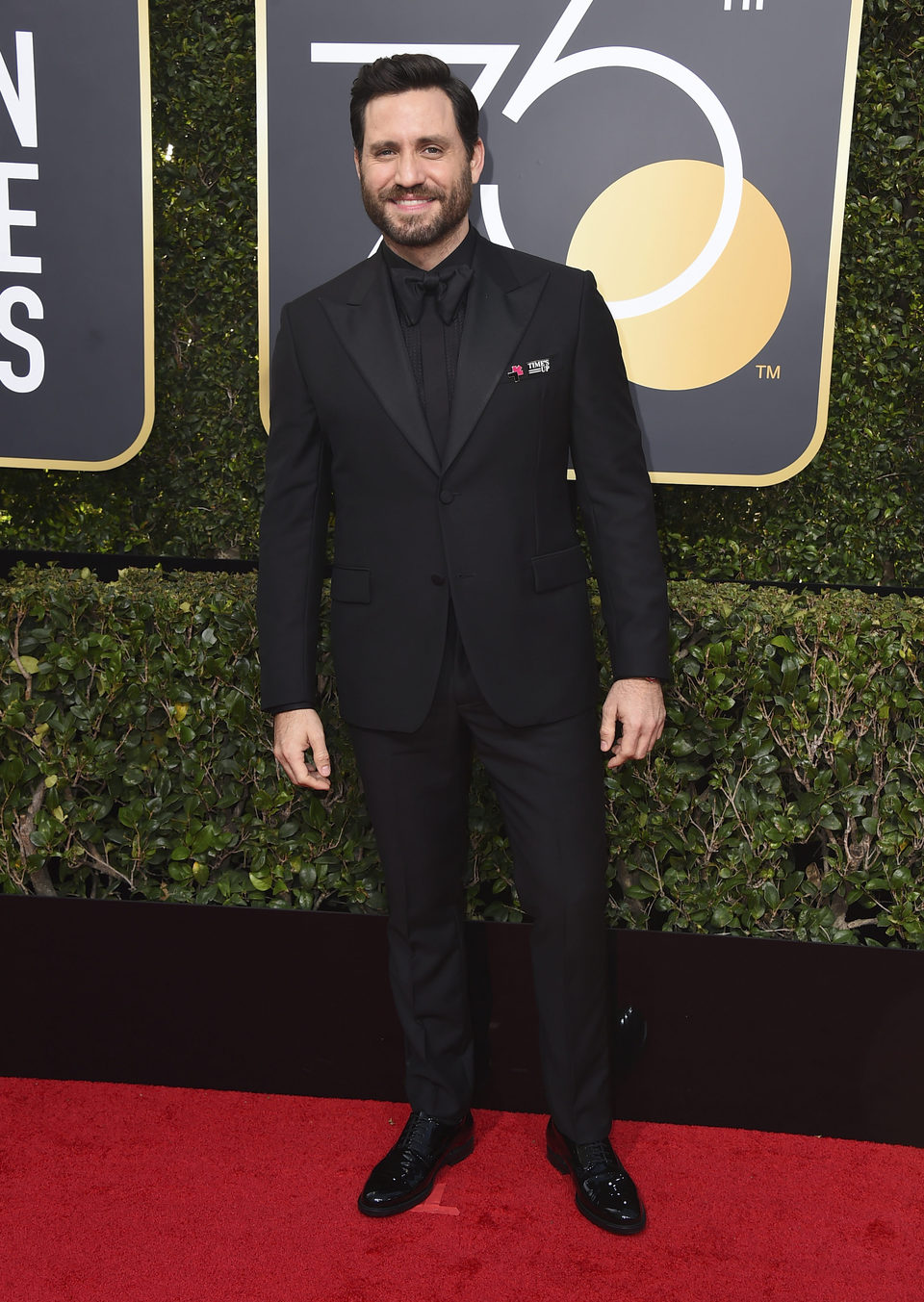 Edgar Ramirez at the red carpet of the Golden Globes 2018