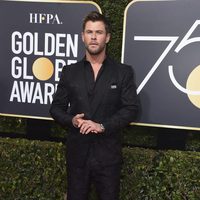 Chris Hemsworth at the Golden Globe's red carpet 2018