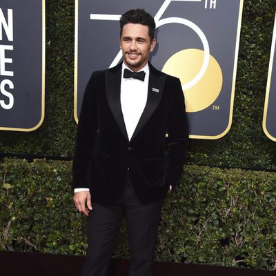 James Franco at the red carpet of the Golden Globes 2018