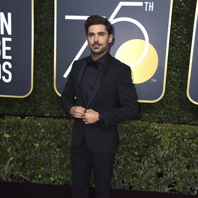 Zac Efron at the Golden Globe's red carpet 2018