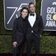 Timothee Chalamet and Armie Hammer at the Golden Globes 2018 red carpet