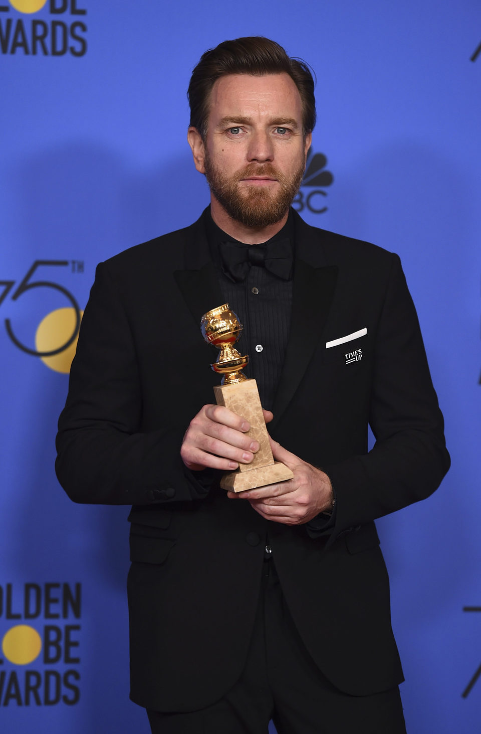 Ewan McGregor win Best Supporting Actor on Tv at Golden Globes 2018 - Drama