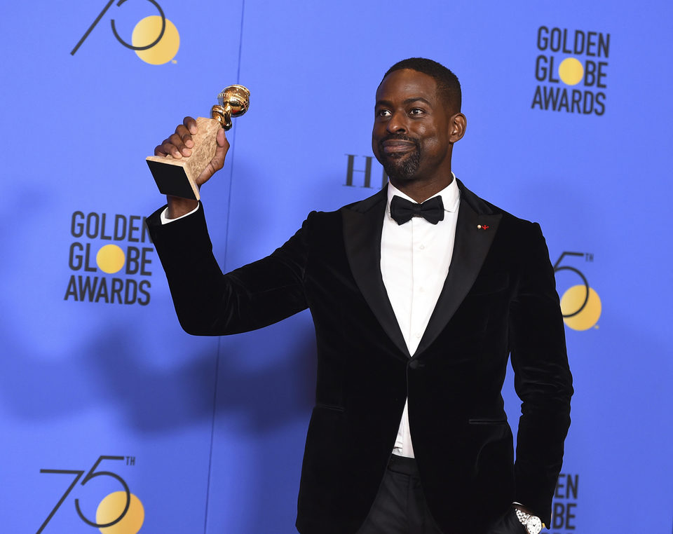 Sterling K. Brown wins Best Actor in a Tv Drama Golden Globe 2018