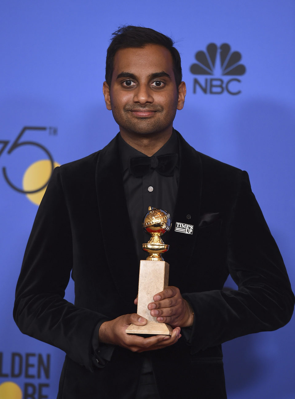 Aziz Ansari wins Best Tv Actor at Comedy or Musical Golden Globe 2018