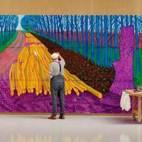 David Hockney at the Royal Academy of Arts